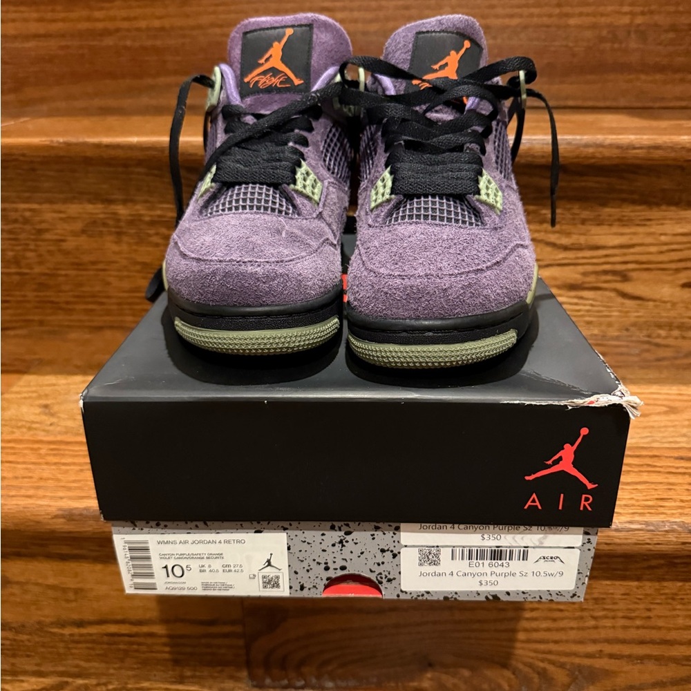 Jordan Athletic Shoes in Purple and Black